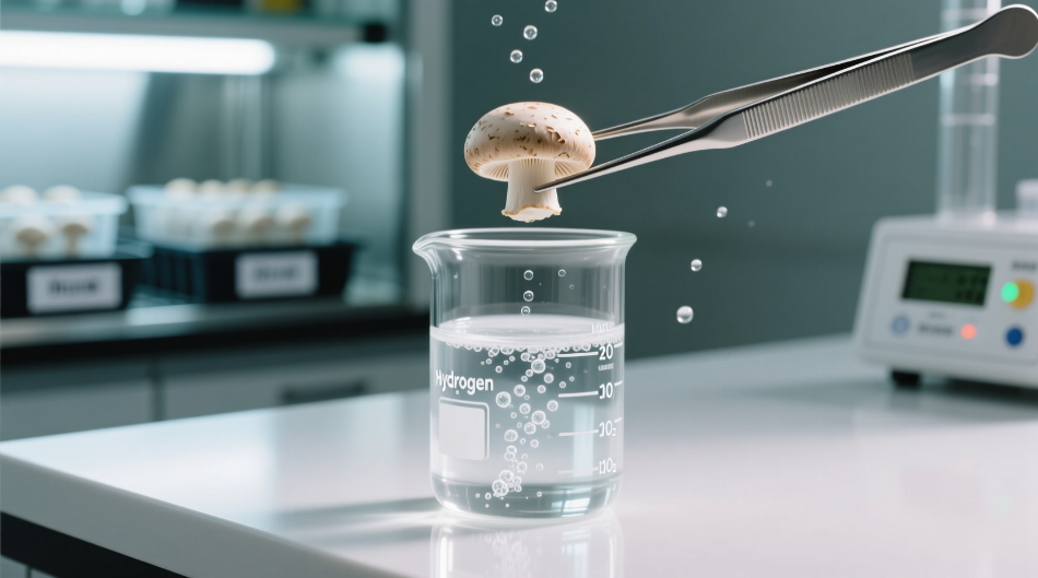 Hydrogen peroxide (H2O2) as an antiseptic agent in mushroom cultivation: dosages and limits